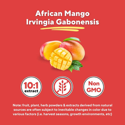 Cápsulas De Mango Africano Extracto Puro Irvingia Gabonensis 180 Cápsulas Para Inmunidad Y Metabolismo