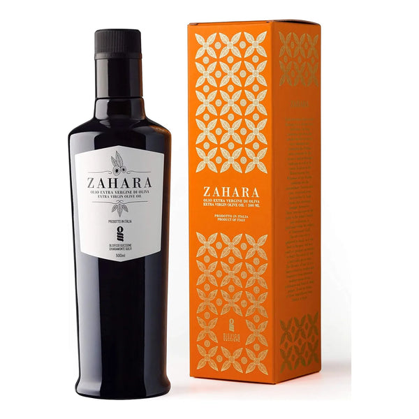 Aceite De Oliva Virgen Extra Zahara Siciliano Prensado En Frío 16.9 Oz