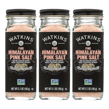 Sal Rosa Del Himalaya Fina Watkins Paquete De Tres Especias Gourmet