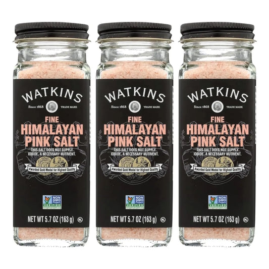 Sal Rosa Del Himalaya Fina Watkins Paquete De Tres Especias Gourmet