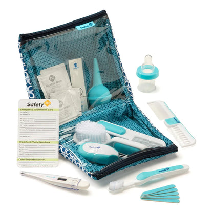 Safety 1st Kit Cuidado Bebé 25 Piezas Azul Ártico Termómetro Y Accesorios