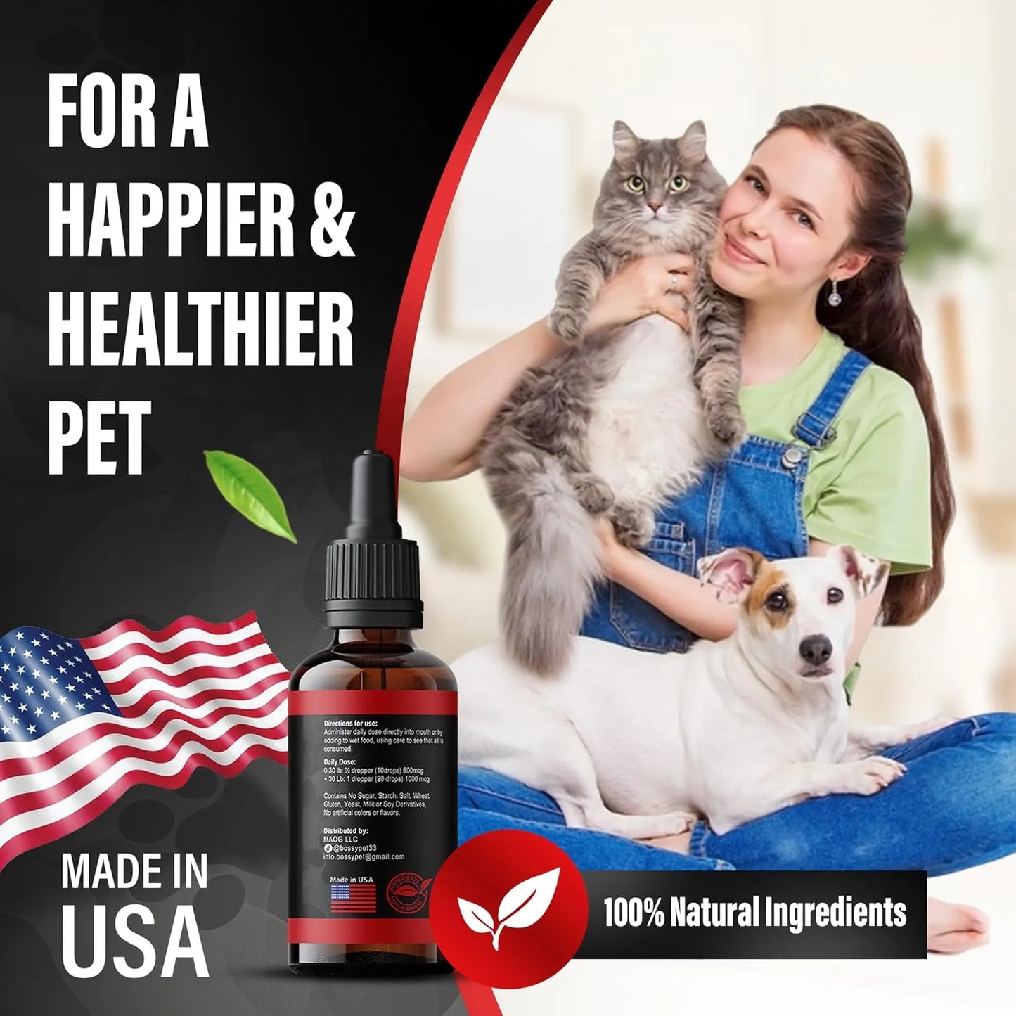 Líquido Metilcobalamina B12 Para Perros Y Gatos Vitamina Líquida Importada