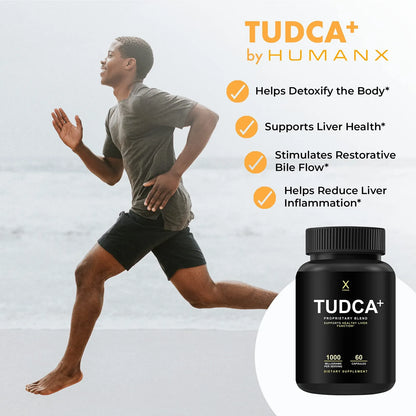 Capsulas TUDCA+ 1000 Mg Acido Tauroursodesoxicolico Salud Higado Vegano Sin OMG