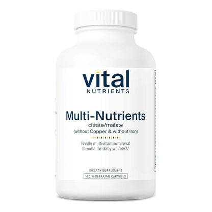 Multivitaminico Mineral Antioxidante Citrato Malato Sin Gluten Ni Lacteos