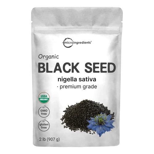 Semilla De Comino Negro Orgánico Nigella Sativa 2 Lb Premium Egipto