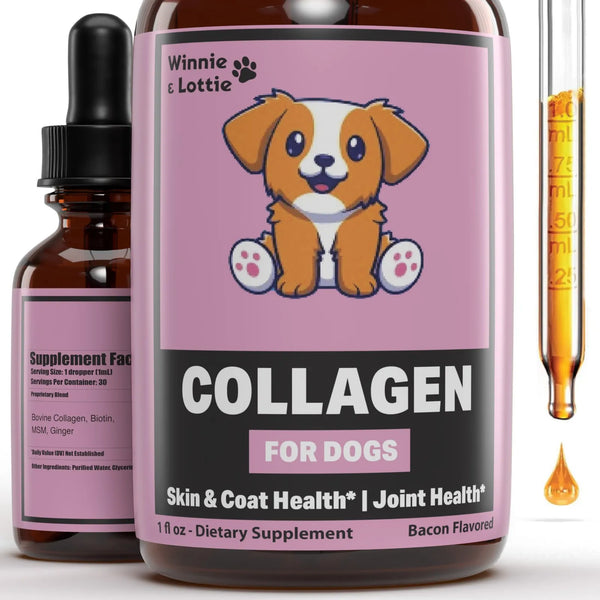 Colágeno Líquido Para Perros 30ml Piel Y Pelaje Saludable Importado