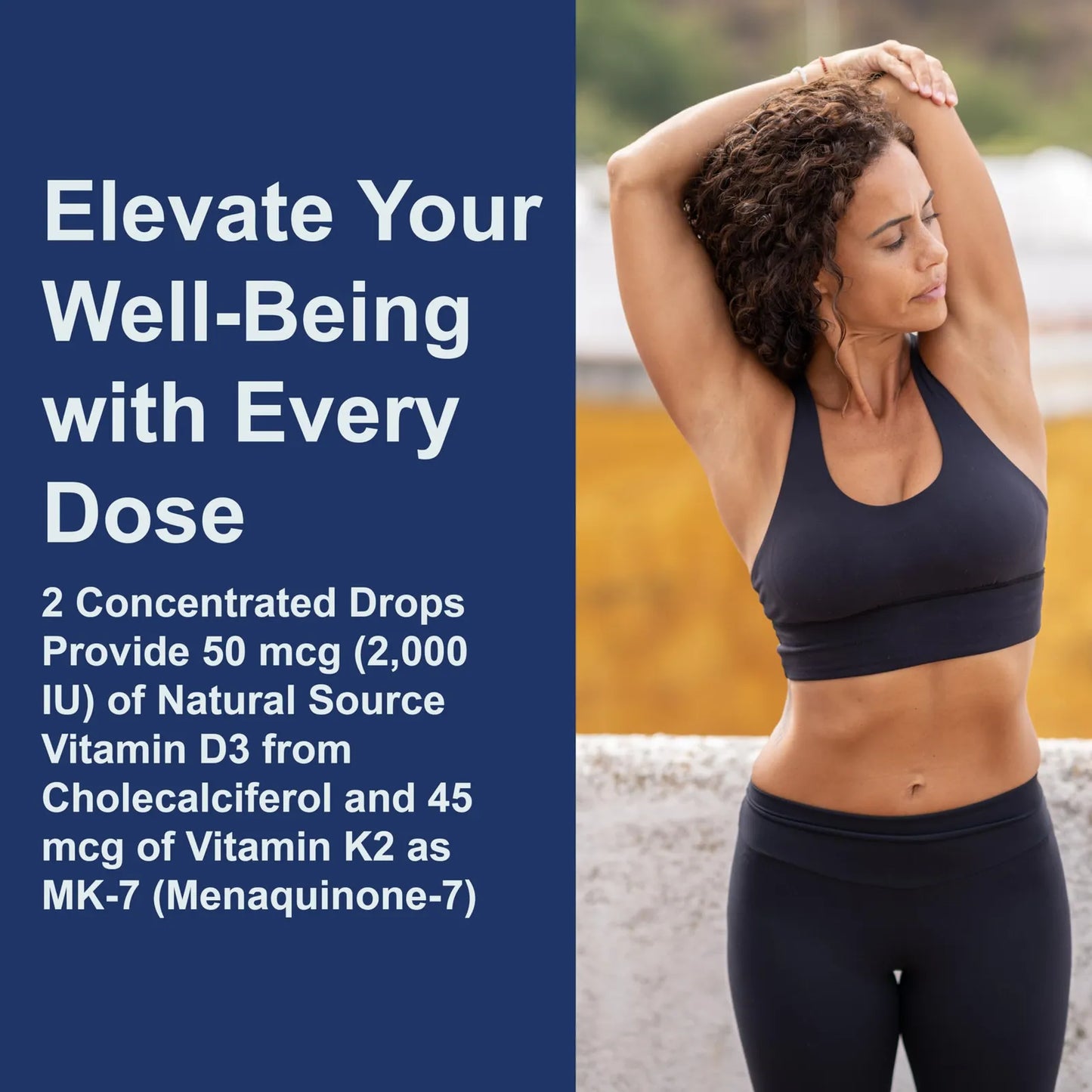 Super Daily D3 + K2 Gotas Líquidas Para Salud Cardiovascular Y Ósea 360 Gotas
