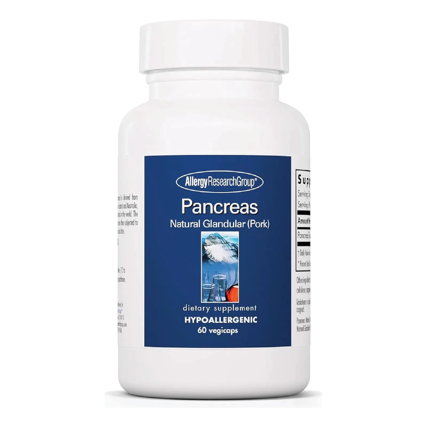 Páncreas Natural Glandular 425 Mg Con Enzimas Digestivas Ami