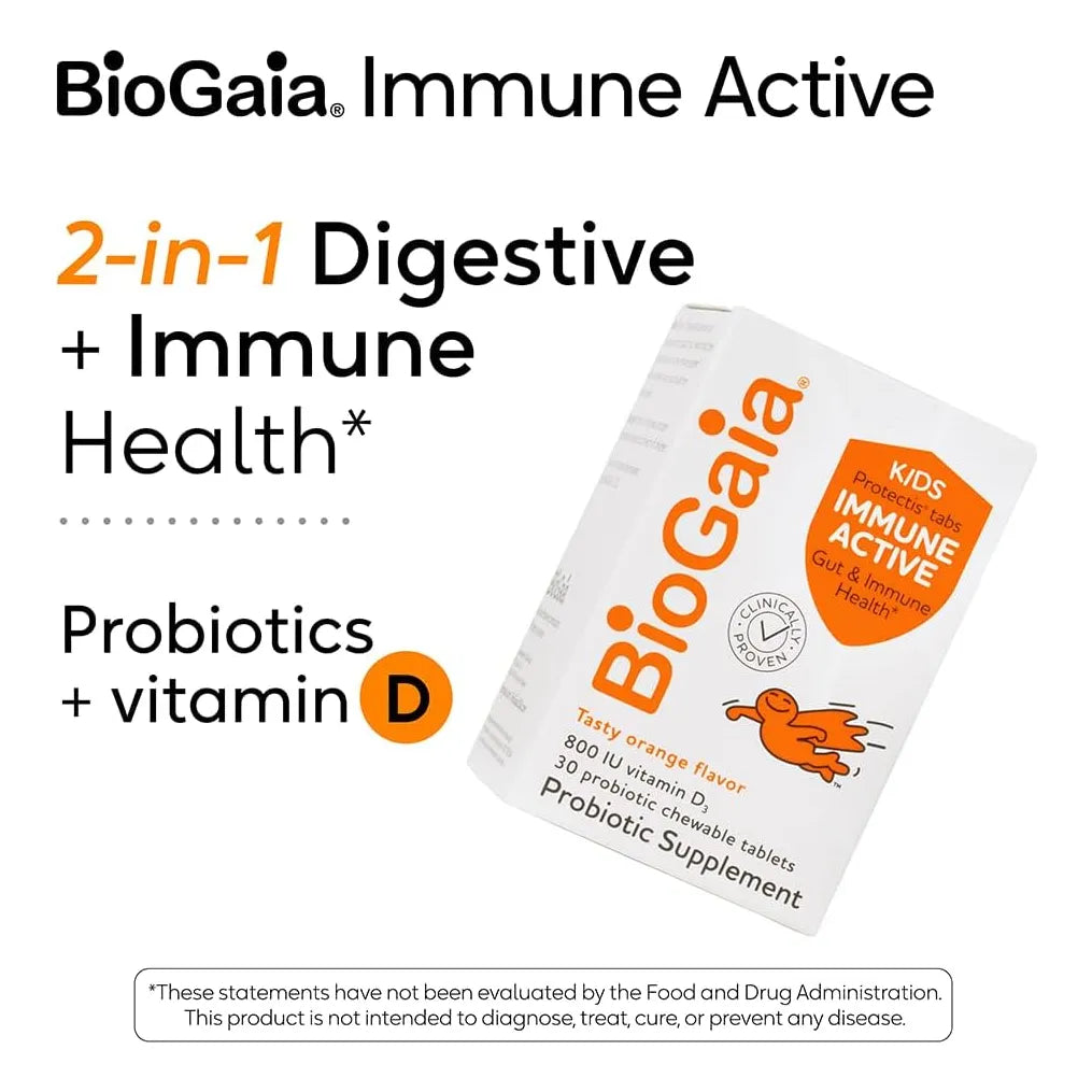 Probiótico Con Vitamina D Para Niños Salud Digestiva E Inmunidad BioGaia 30 Días
