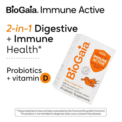 Probiótico Con Vitamina D Para Niños Salud Digestiva E Inmunidad BioGaia 30 Días