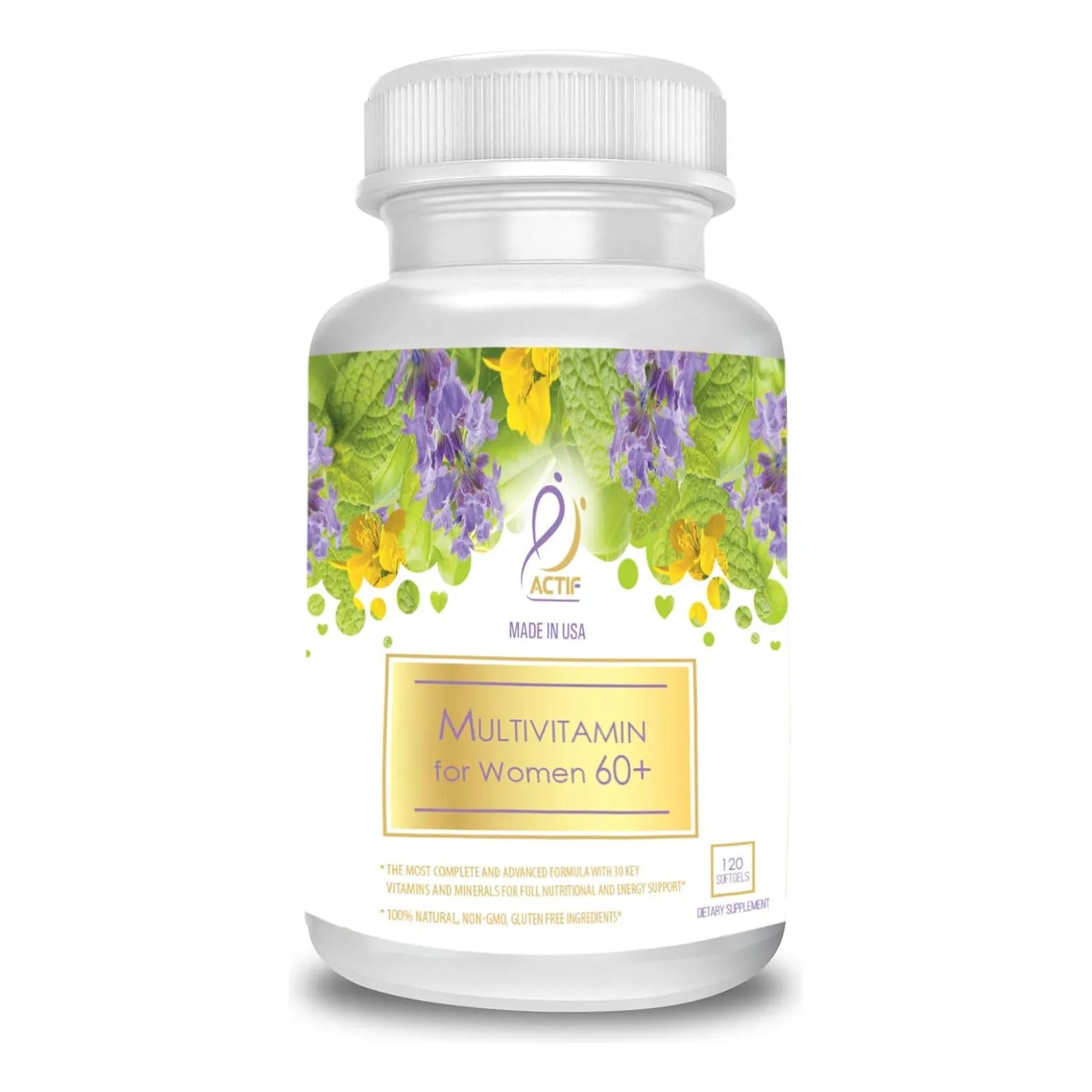 Multivitamínico Para Mujeres Mayores 60 Años 30 Vitaminas Y