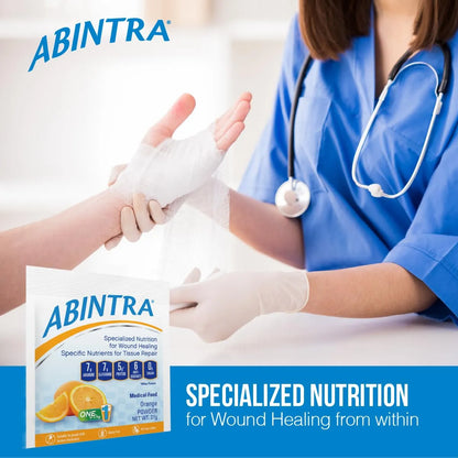 Suplemento Nutricional Para Curación De Heridas Con L Arginina Y L Glutamina Sabor Naranja