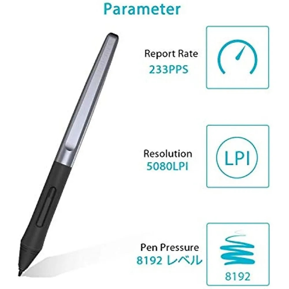 Lápiz Óptico Huion PW100 Sin Batería Compatible Con Tabletas Inspiroy Precisión Profesional