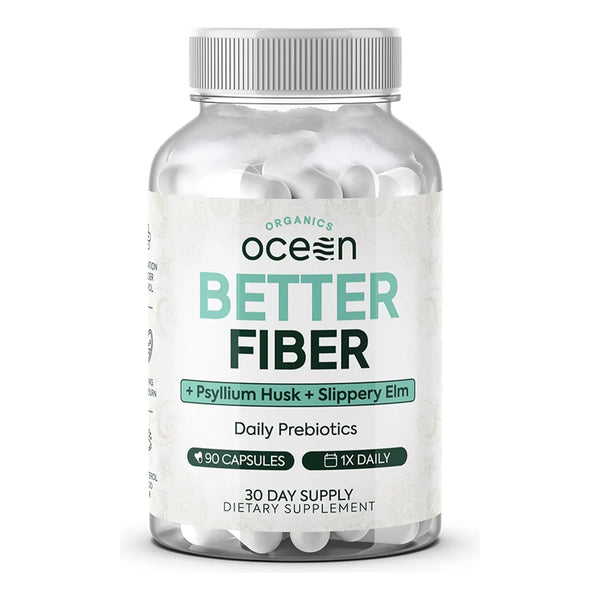 Fibra Diaria Psilio Y Olmo Resbaladizo 90 Cápsulas Para Movimiento Intestinal