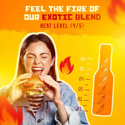 Salsa Picante Chile Lengua De Fuego Mezcla Pimiento Fantasma Importado Estados Unidos