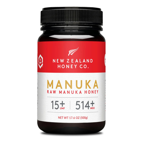Miel De Manuka Cruda UMF 15 MGO 514 Natural 500g Importada De Nueva Zelanda