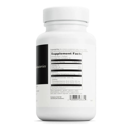 Omega 3 1000 Cápsulas Blandas Suplemento Dietético Apoyo Inmunológico Y Piel Saludable