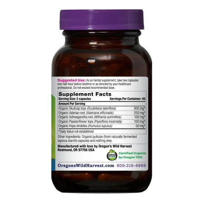 Suplemento Orgánico Para Mejorar Sueño 90 Cápsulas Sleep Better