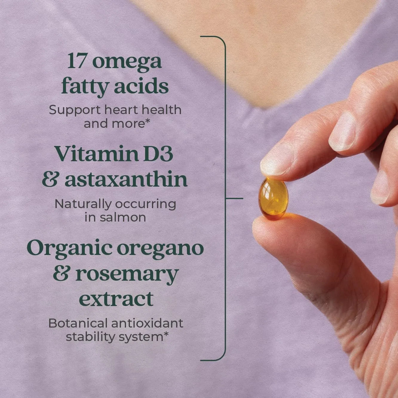 Aceite De Salmón Salvaje Omega 3 Con Vitamina D3 Y Astaxantina 90 Cápsulas