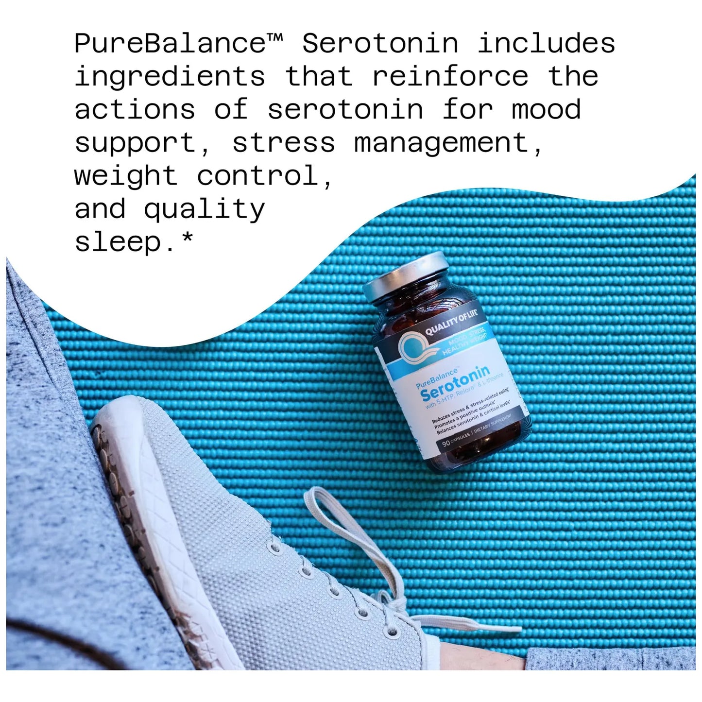 Suplemento 5 HTP Con Relora Y Rhodiola 90 Capsulas Aumenta Serotonina Naturalmente