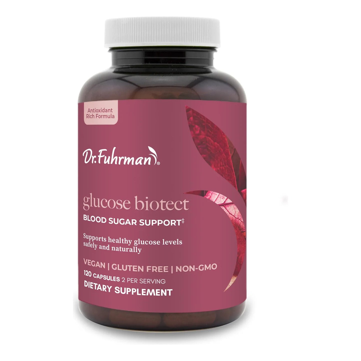 Glucose Biotect Natural Blood Sugar Support 180 Capsulas Suplemento Para Control Glucémico