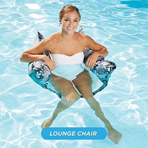 Aqua Deluxe Resort Quality Monterey Hammock Flotador De Piscina Premium 4 En 1