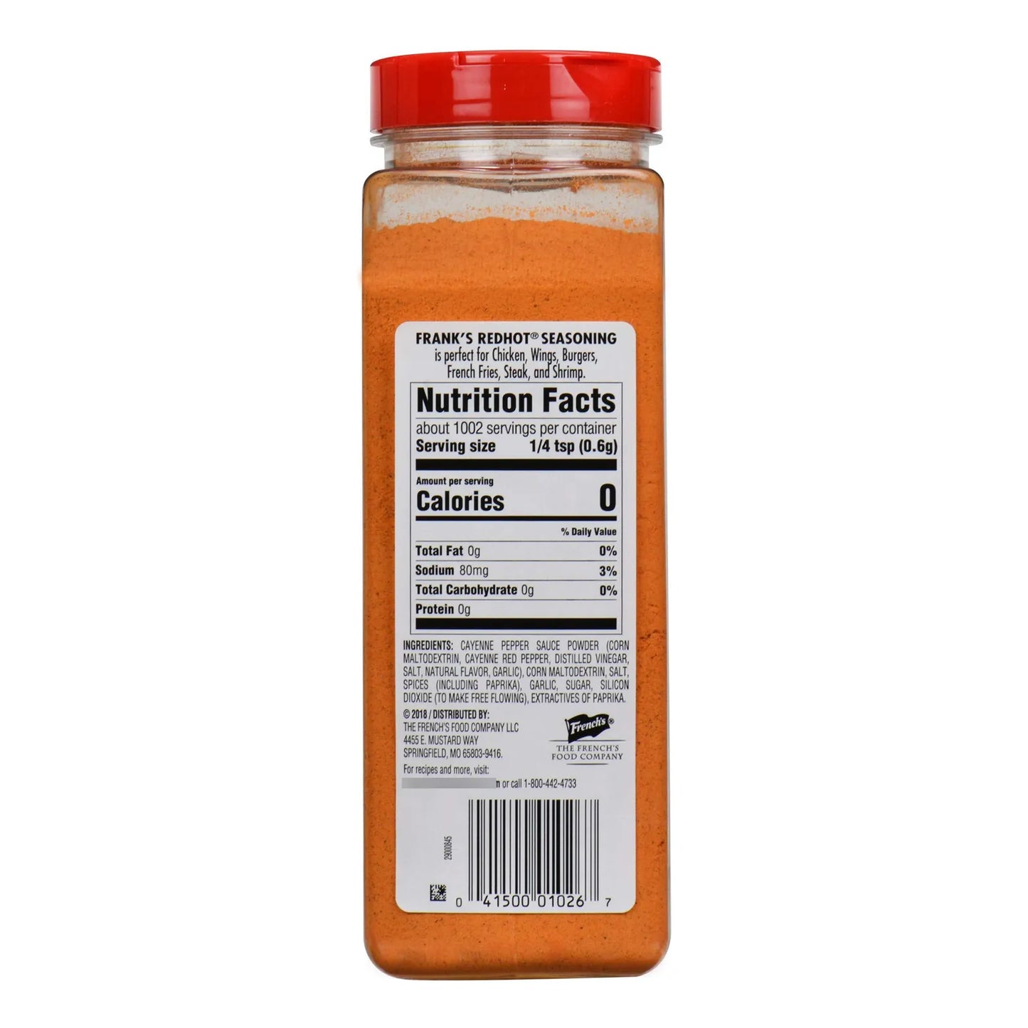 Condimento Picante Original Franks RedHot 6 Paquetes 600 Ml Sabor Ajo Y Cayena