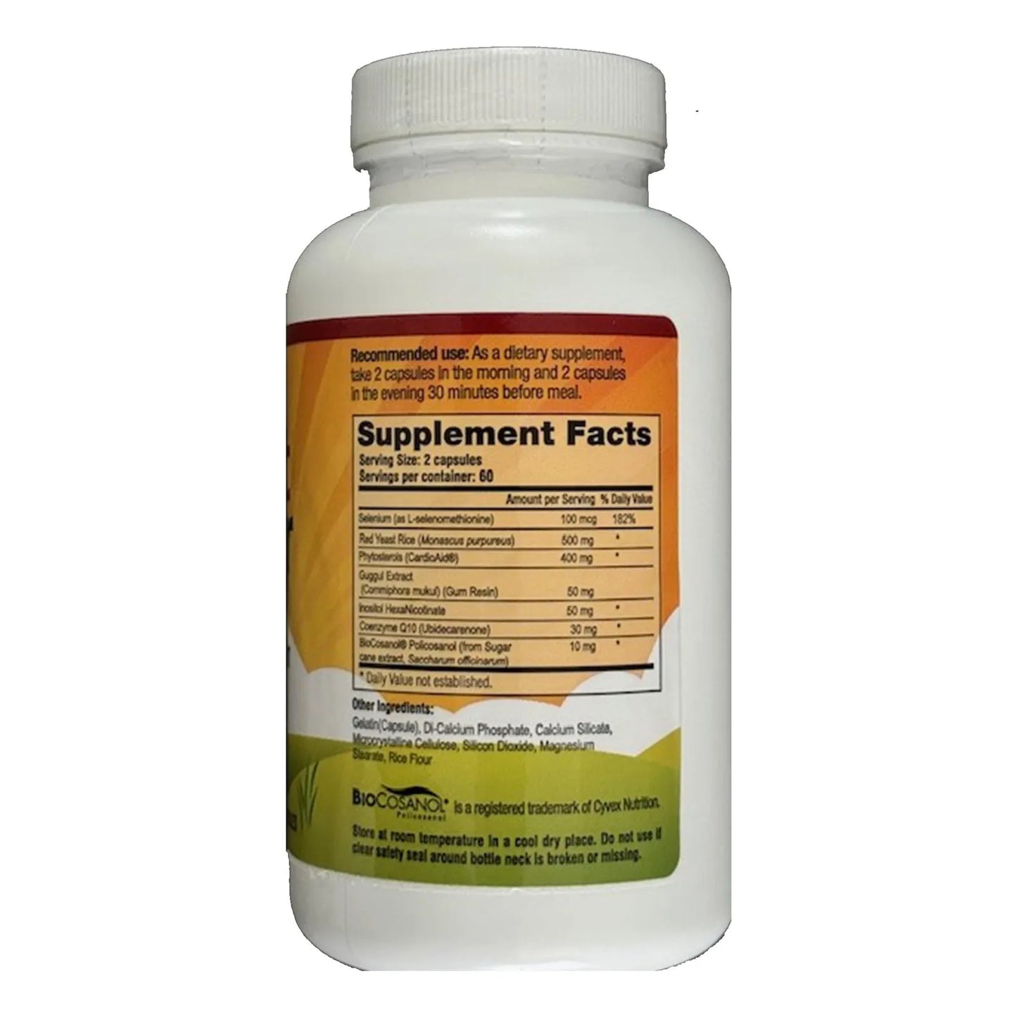 HeartSavior Suplemento De Colesterol 6 Ingredientes Potentes 120 Caps CoQ10