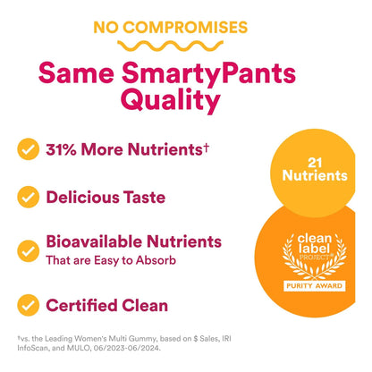 Gomitas Multivitamínicas Mujer Omega 3 DHA EPA Metilfolato 90 Unidades