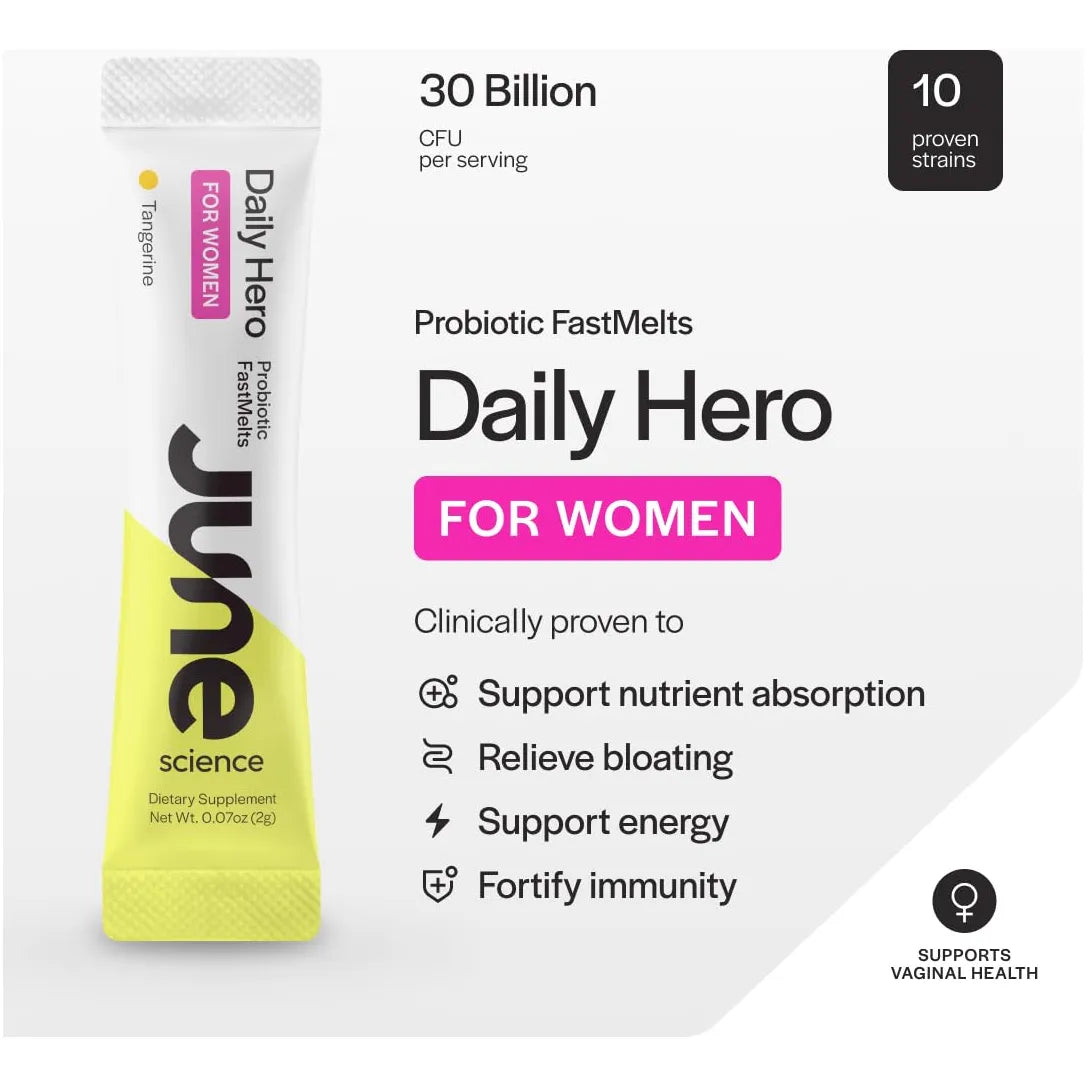 Polvo Preprobiótico Fast Melt Para Mujer Sabor Mandarina 30 Sobres Salud Digestiva