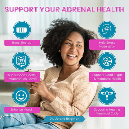 Soporte Suprarrenal Con Ashwagandha Energia Natural Y Balance Hormonal