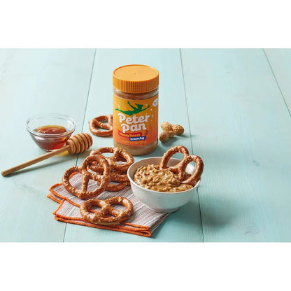 Crema Crujiente De Maní Tostado Con Miel Peter Pan 462g Importado USA