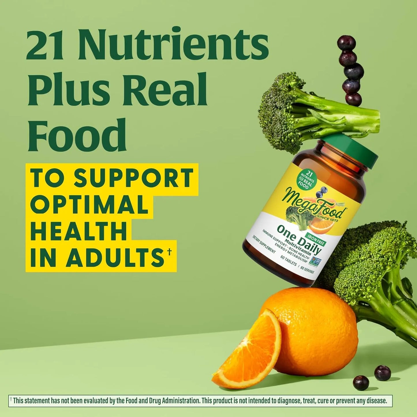Multivitaminico MegaFood One Daily Con Alimentos Reales Soporte Inmunologico Y Energia