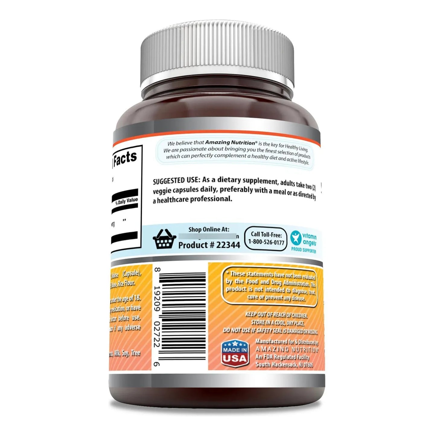 Berberina 1200 Mg 60 Capsulas Vegetales Sin Gluten Sin Omg