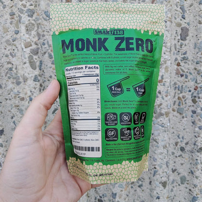 Monk Zero Edulcorante Natural Fruta Monje Sin Calorias Keto Y Vegano