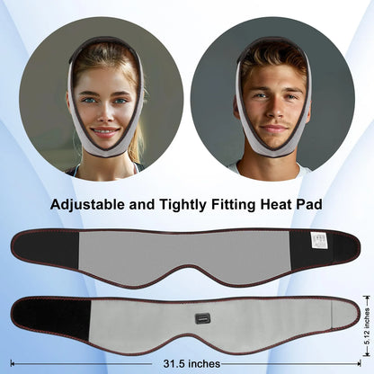 Envoltura Termica Facial USB Alivio Mandibula TMJ 3 Niveles Calor