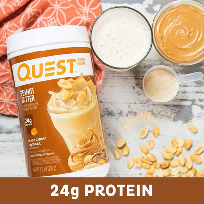 Proteina En Polvo Sabor Mantequilla De Mani Quest Nutrition 450g Baja En Azucar