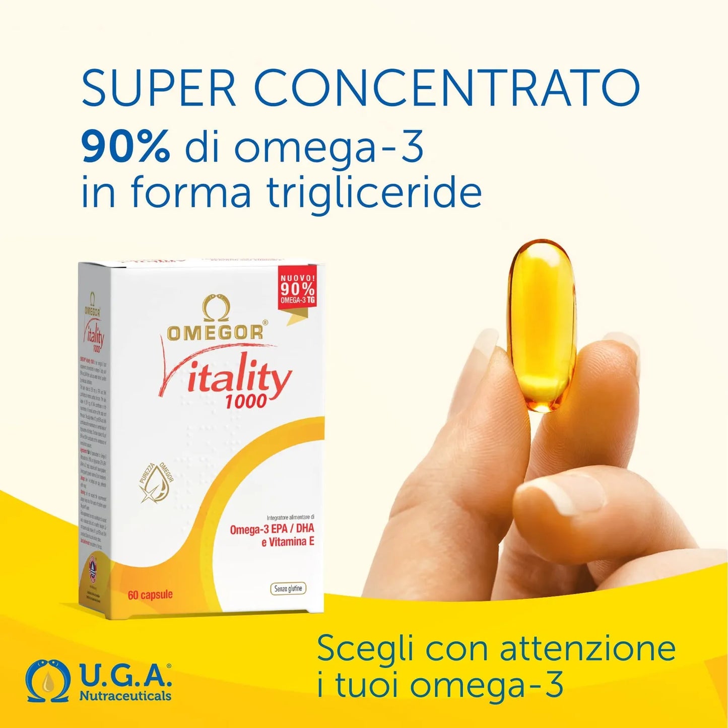 Aceite De Pescado Omega 3 800 Mg EPA DHA Vitalidad 1000 Capsulas IFOS Certified Sin Regusto
