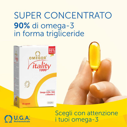Aceite De Pescado Omega 3 800 Mg EPA DHA Vitalidad 1000 Capsulas IFOS Certified Sin Regusto
