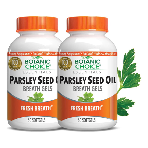 Aceite Semilla Perejil Neutralizador Mal Aliento 60 Capsulas Pack X2