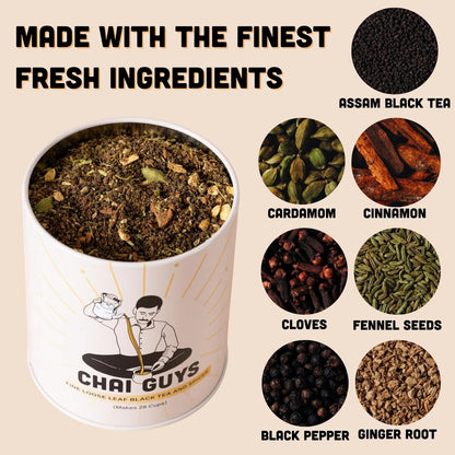 Té Masala Chai Aromático Mezcla India Especiada 198g Hojas Sueltas