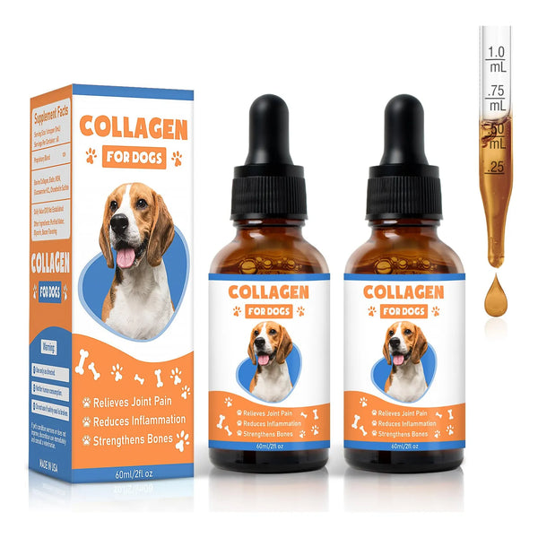 Colágeno Líquido Para Perros Mejora Articulaciones Y Piel 2 Pack