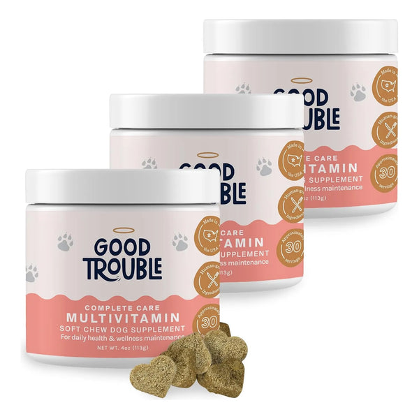 Multivitaminico Masticable Para Perros Con Ashwagandha Y Glucosamina Salud Articular Y Piel Brillante