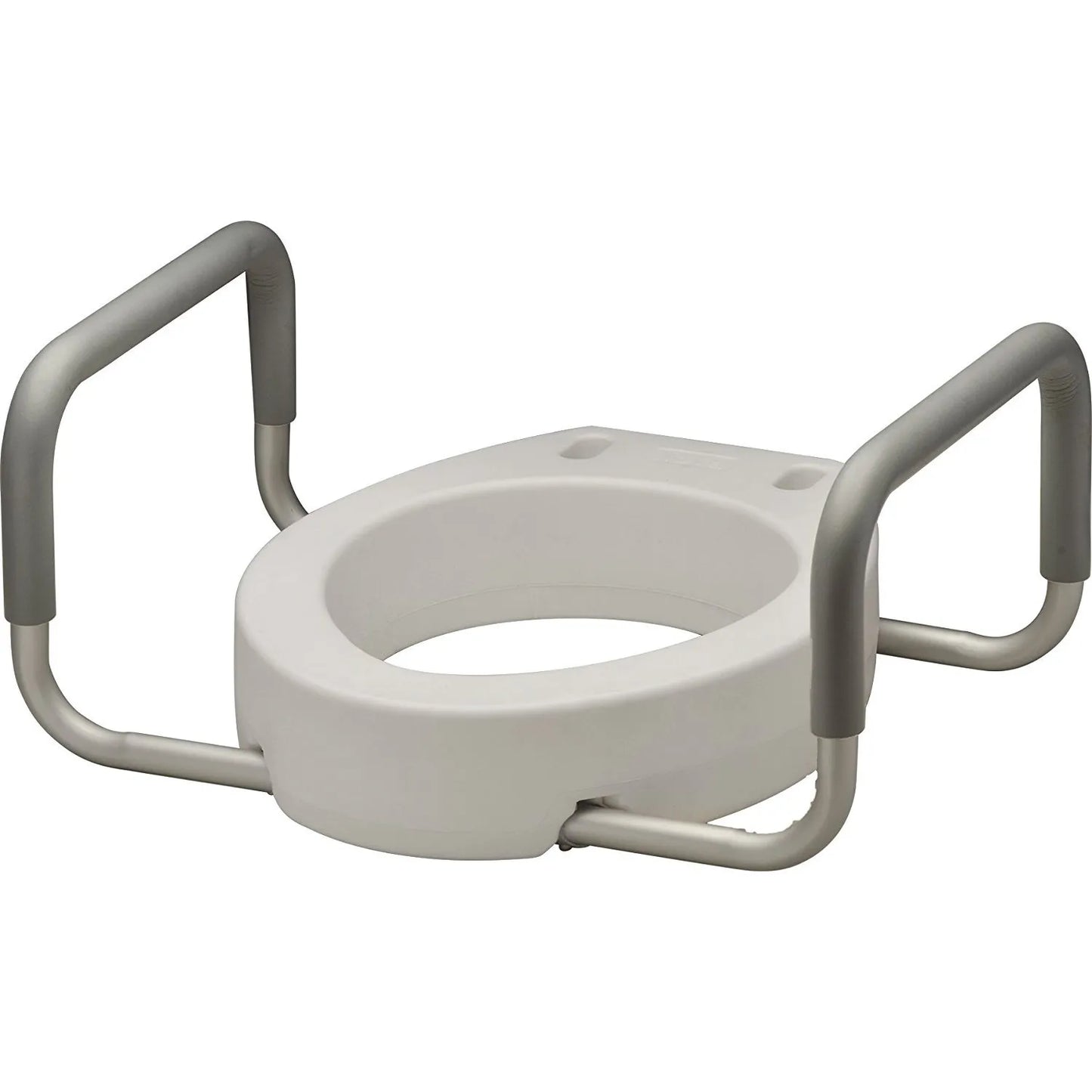 Elevador De Asiento Inodoro Con Asas Color Blanco 1 Unidad