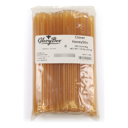 Bolsa 100 Piezas Honey Stix Sabor Flor De Trébol 544 Gramos Miel Pura Grado A