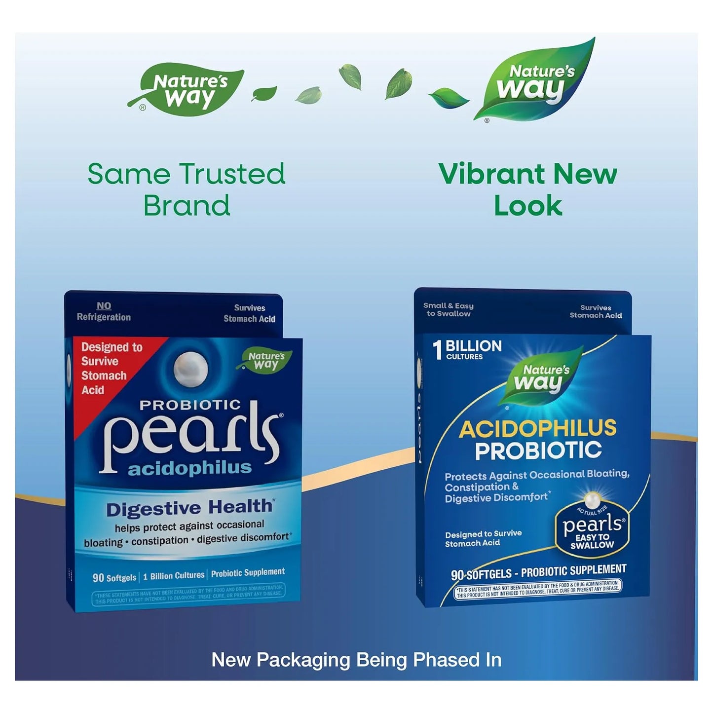 Natures Way Perlas Probioticas Acidophilus 90 Capsulas Soporte Digestivo