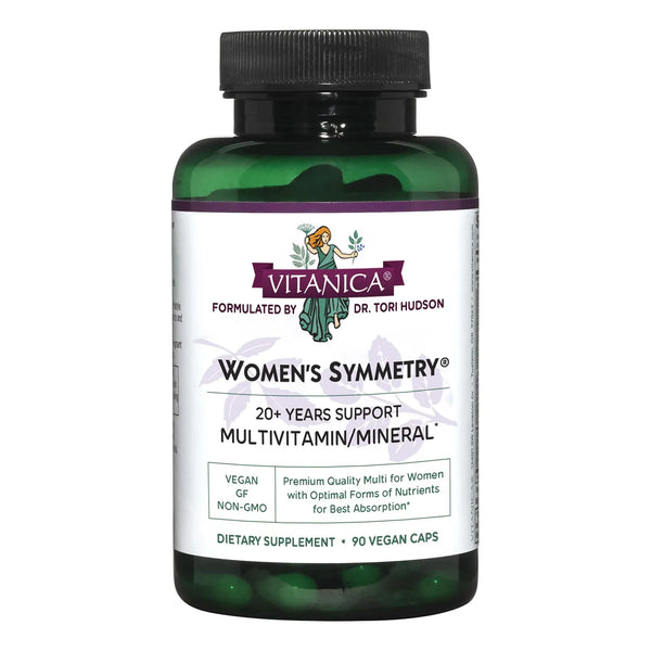 Multivitaminas Y Minerales Alta Potencia Symmetry Mujer 90 Cápsulas Vegetarianas
