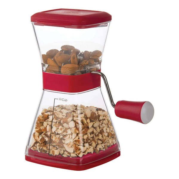Picadora De Nueces Progresiva Nut Chopper Roja Ideal Para Cocina Rapida Y Facil