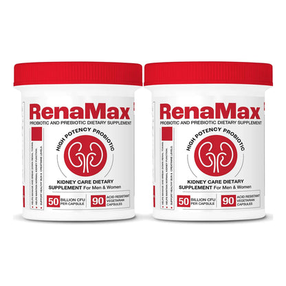 Capsulas RenaMax Cuidado Renal 50 Mil Millones Ufc Probióticos Prebióticos Usa
