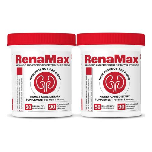Capsulas RenaMax Cuidado Renal 50 Mil Millones Ufc Probióticos Prebióticos Usa